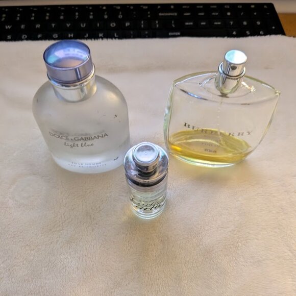 ⬇️PD⬇️BURBERRY, DOLCE & GABBANA, CARTIER PERFUMES (NOT FULL BOTTLES) - Picture 2 of 7